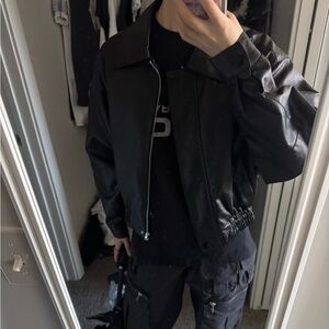 Women’s Black Leather Jacket